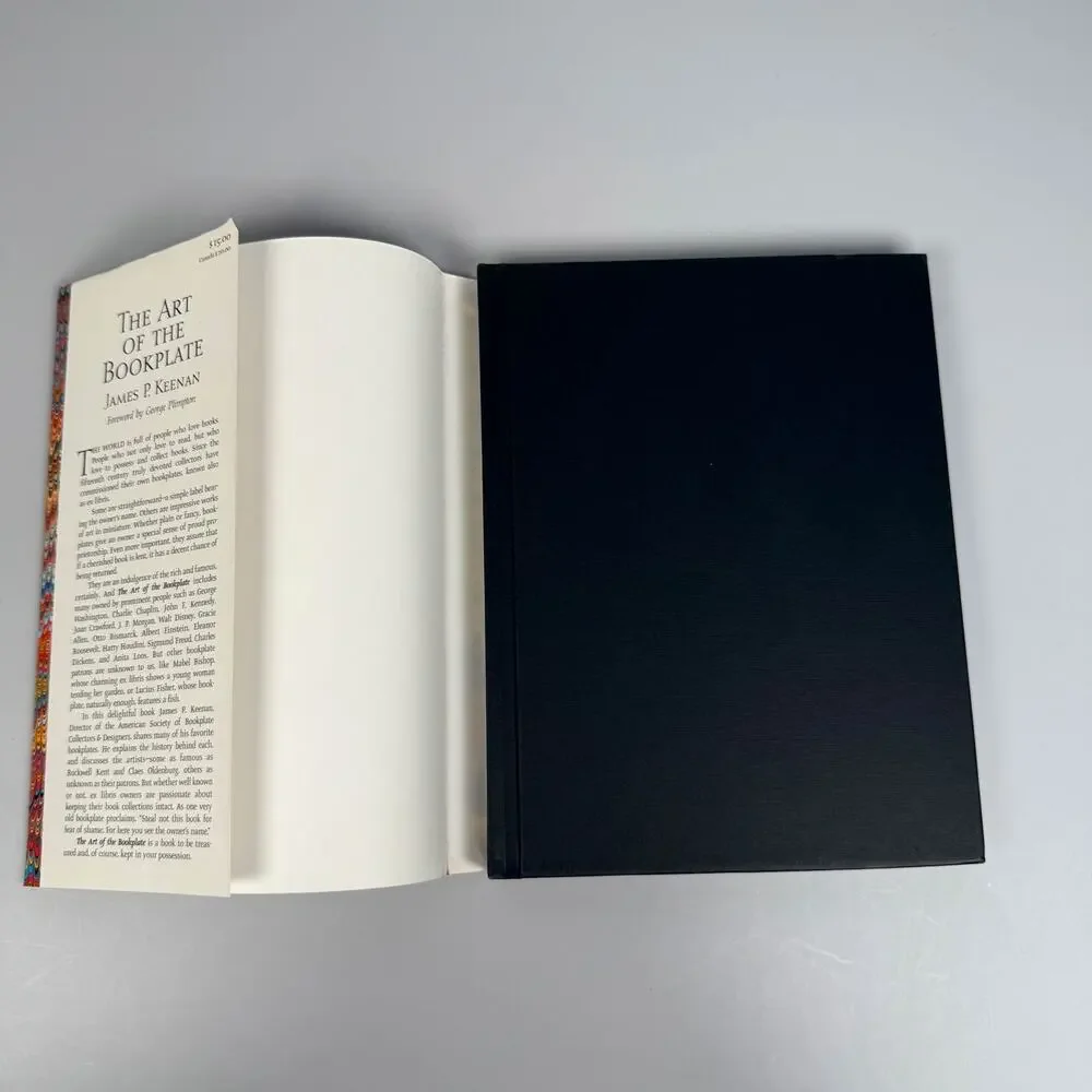 The Art of the Bookplate James P. Keenan Hardcover Book 2003 First Printing
